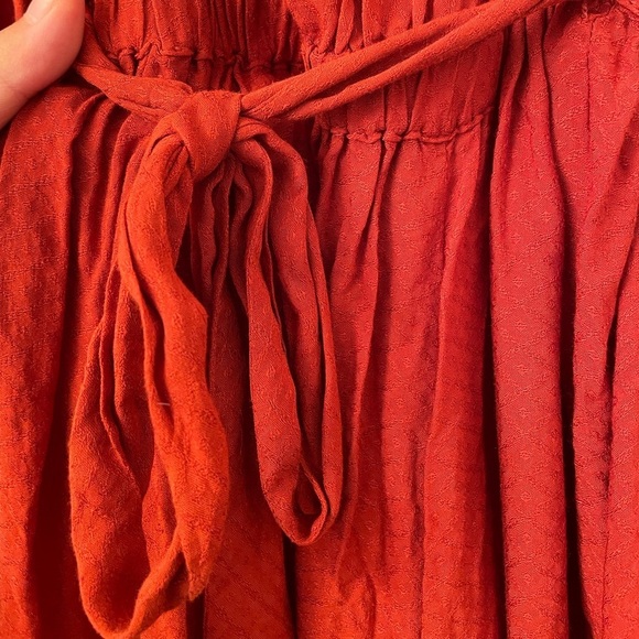 Urban Outfitters Terracotta Rust Orange Long Sleeve Romper NWT - Picture 5 of 14